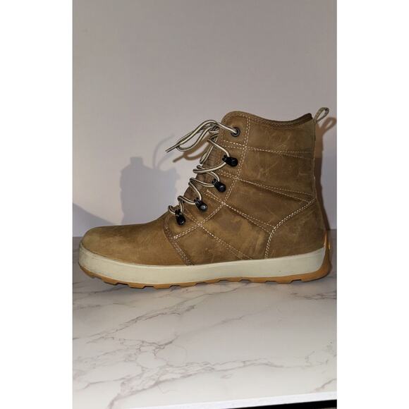 Alpine Design x Kamik Men's Ezra Winter Boots Size 10 Tan Camel Vibram Waterpoof - Picture 8 of 10